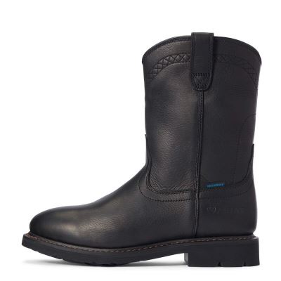 Ariat Sierra Waterproof Siyah Iş Ayakkabıları Erkek (40374-708)